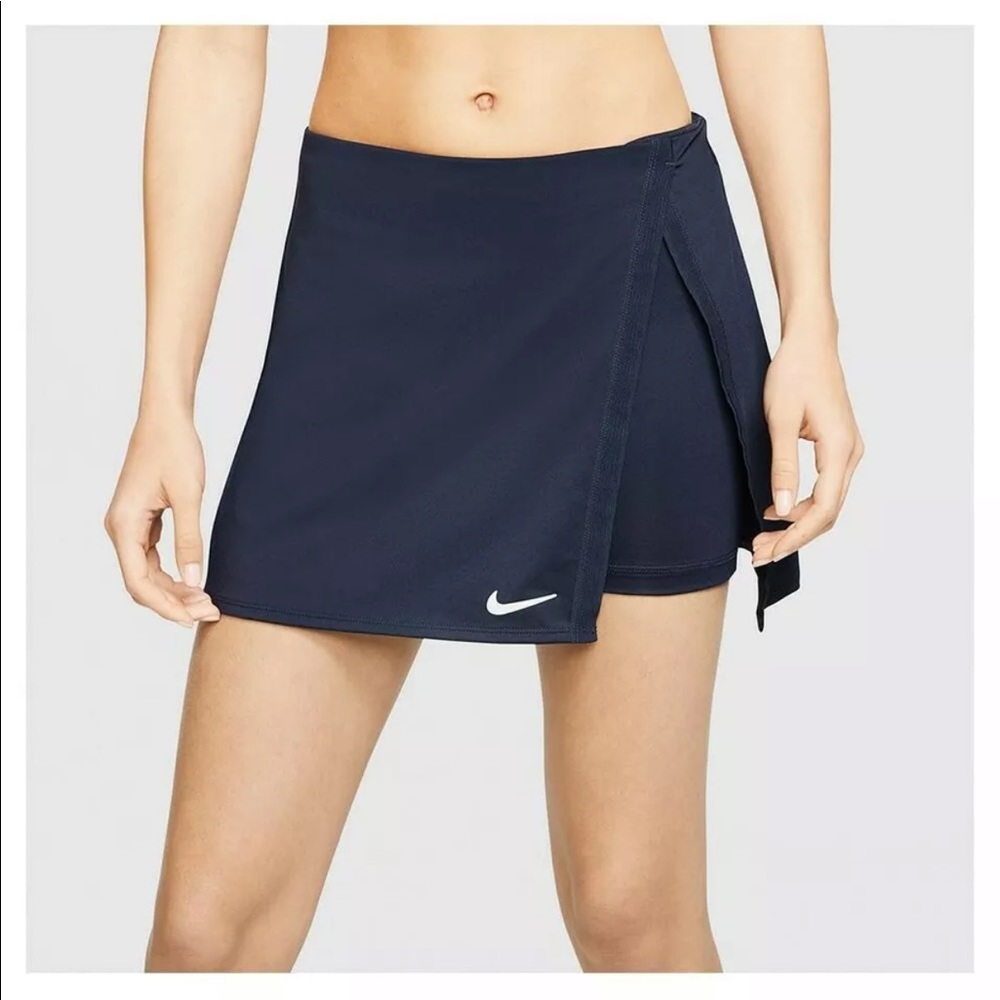 Nike Straight Victory Golf Tennis Skirt Skort Navy